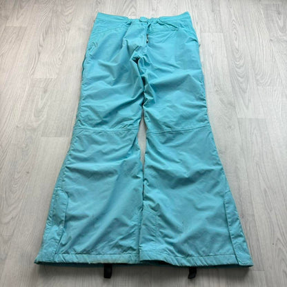 VINTAGE Y2K TRESSPASS FLARED SKI PANTS SALOPETTES LIGHT BLUE