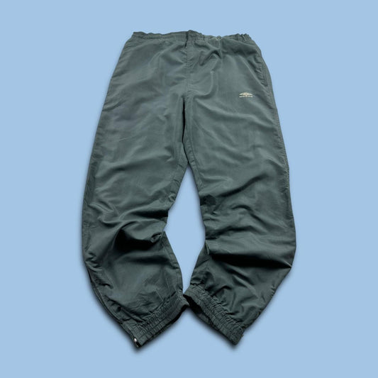 VINTAGE 90s UMBRO BAGGY TRACKSUIT BOTTOMS GREY