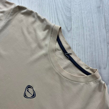 VINTAGE Y2K NIKE TEMPLATE LOGO T SHIRT CREAM