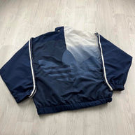VINTAGE 90s ADIDAS TREFOIL LIGHTWEIGHT TRACK JACKET NAVY