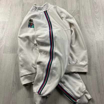 VINTAGE Y2K LACOSTE TENNIS SWEATSHIRT WHITE