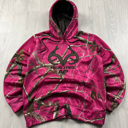 VINTAGE REALTREE HOODIE CAMO PINK