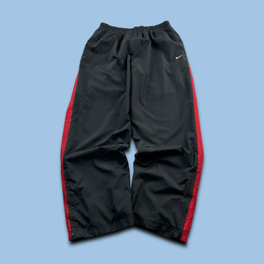 VINTAGE Y2K NIKE WIDE LEG BAGGY TRACKSUIT BOTTOMS BLACK