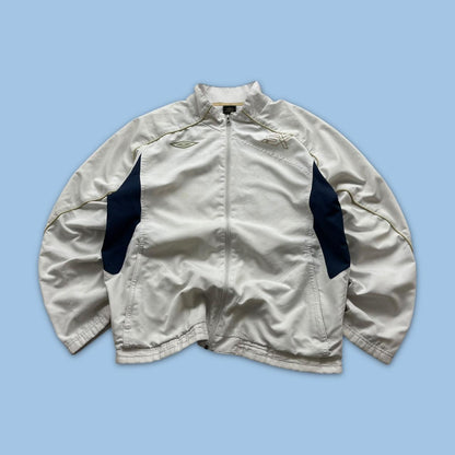 VINTAGE Y2K UMBRO WINDBREAKER TRACK JACKET WHITE