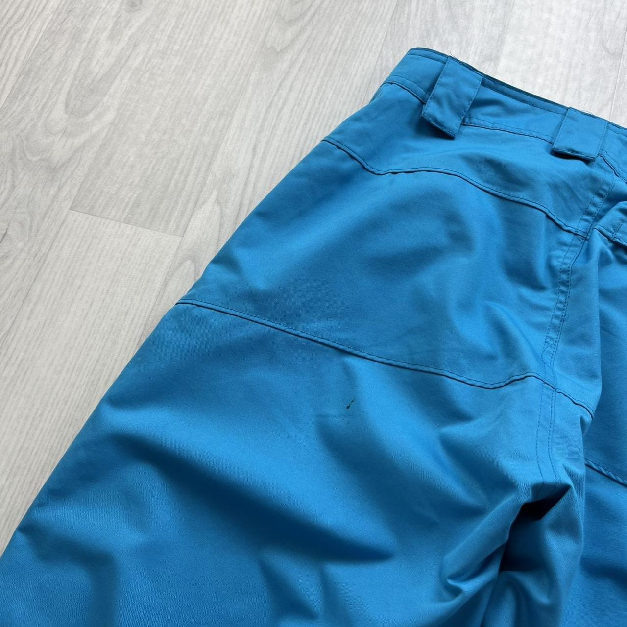 VINTAGE Y2K OAKLEY LOW RISE BAGGY SKI PANTS SALOPETTES BLUE