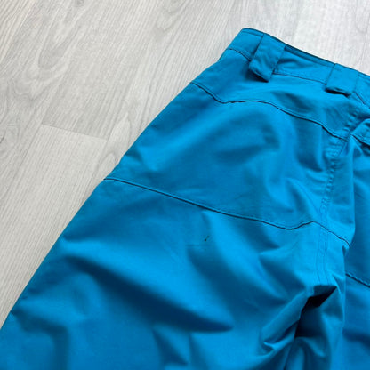VINTAGE Y2K OAKLEY LOW RISE BAGGY SKI PANTS SALOPETTES BLUE