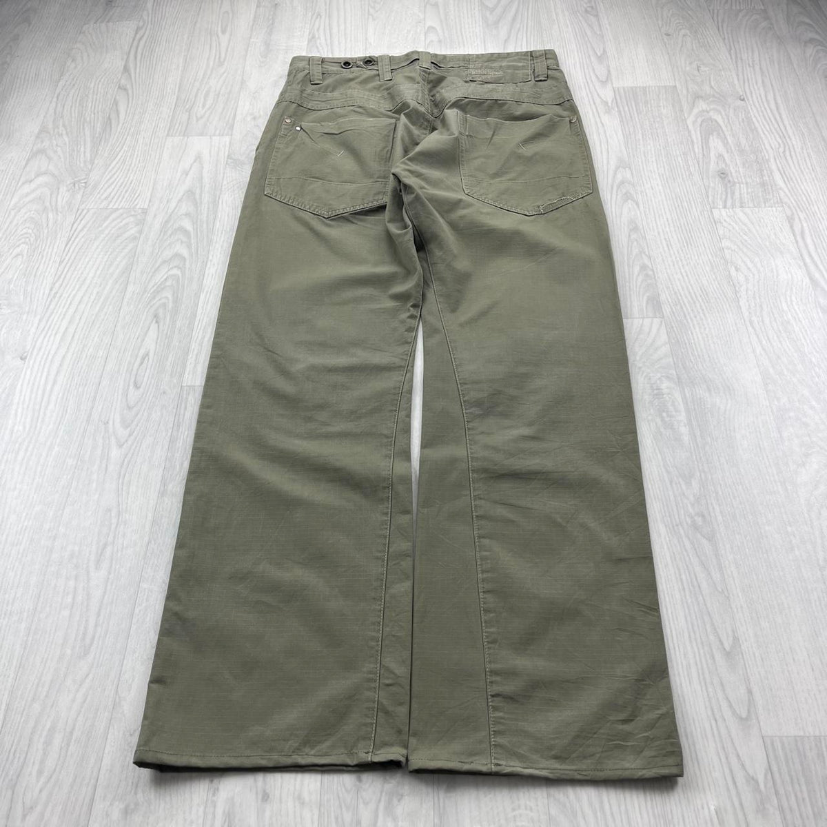 VINTAGE Y2K G STAR RAW BAGGY JEANS KHAKI GREEN