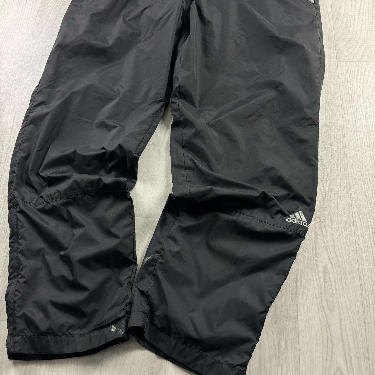 VINTAGE Y2K ADIDAS BAGGY TRACKSUIT BOTTOMS NAVY