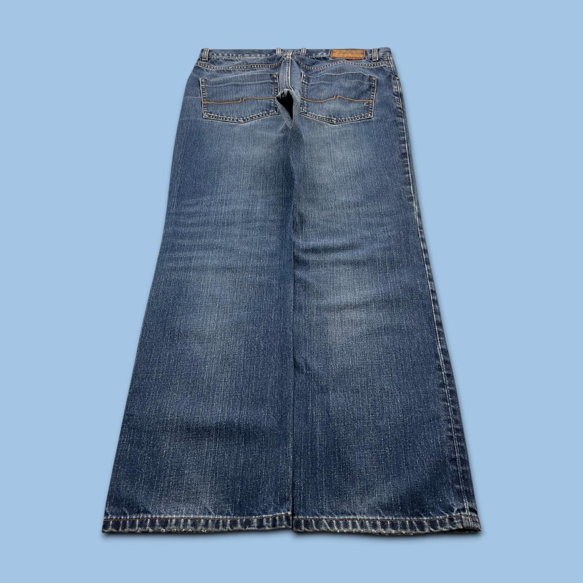 VINTAGE Y2K TOMMY HILFIGER BAGGY JEANS BLUE