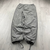 VINTAGE Y2K NIKE BAGGY TECHNICAL TRACKSUIT BOTTOMS GREY