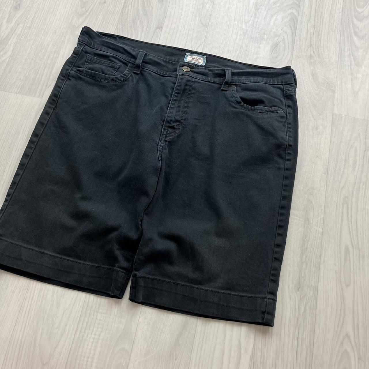 VINTAGE 00s LEVIS 515 BERMUDA JORTS BLACK