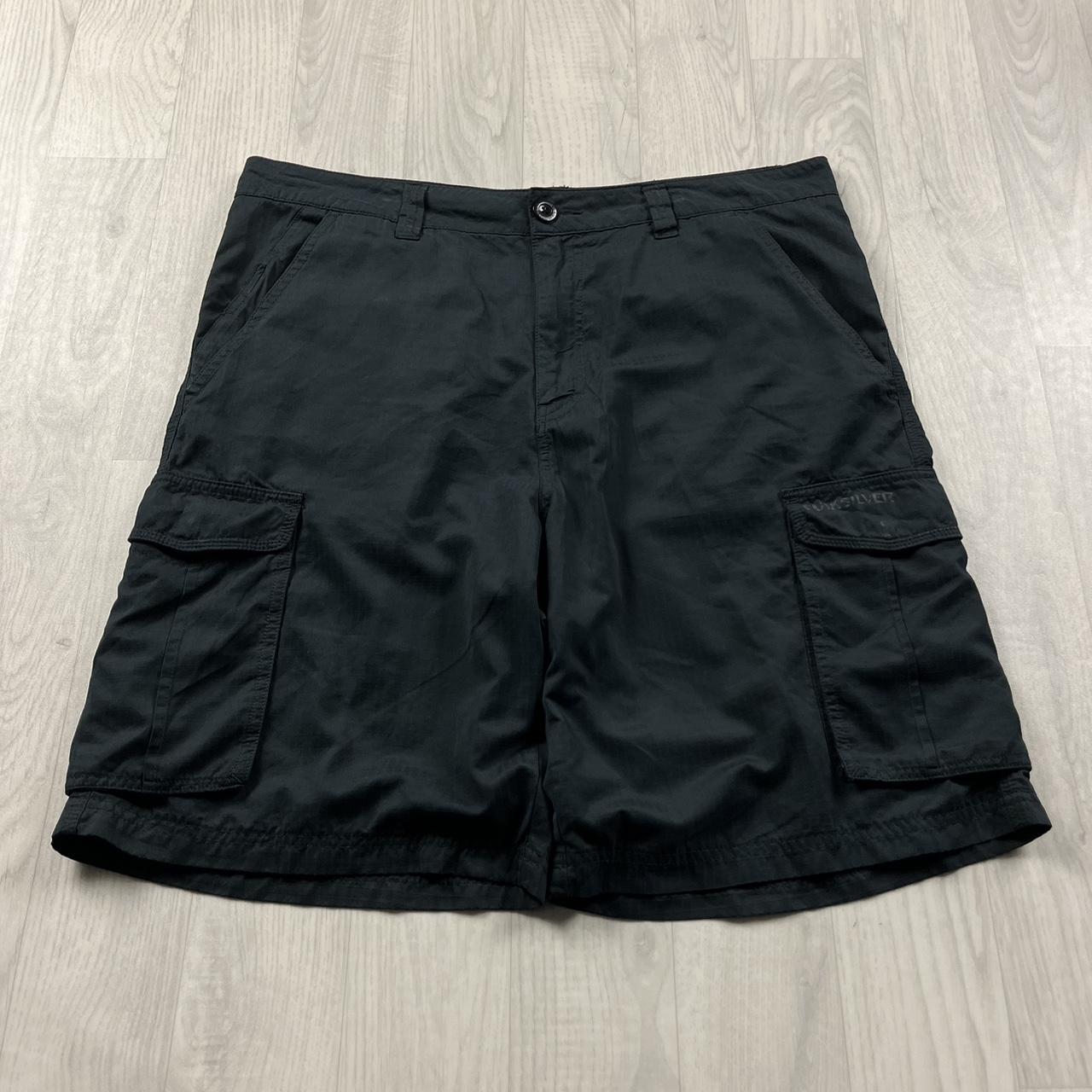 VINTAGE Y2K QUIKSILVER BAGGY LOOSE SHORTS BLACK