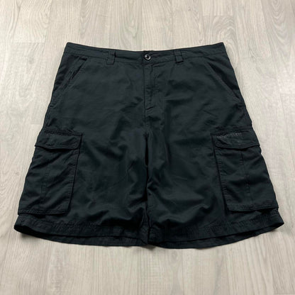 VINTAGE Y2K QUIKSILVER BAGGY LOOSE SHORTS BLACK