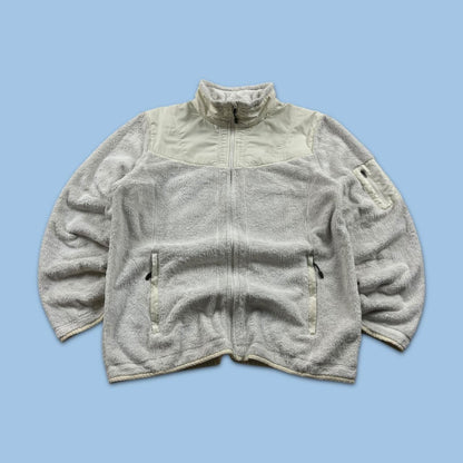 VINTAGE Y2K NIKE ACG ZIP UP TECHNICAL FLEECE WHITE CREAM