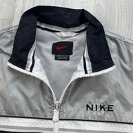 VINTAGE Y2K NIKE WINDBREAKER TRACK JACKET WHITE