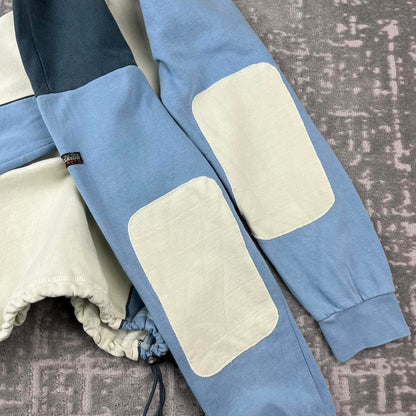 VINTAGE Y2K NAPAPRIJI TECHNICAL SWEATSHIRT BABY BLUE / CREAM