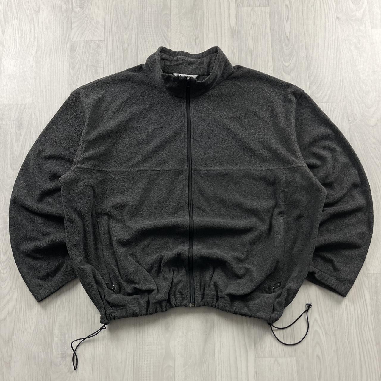 VINTAGE Y2K COLUMBIA ZIP UP FLEECE GREY