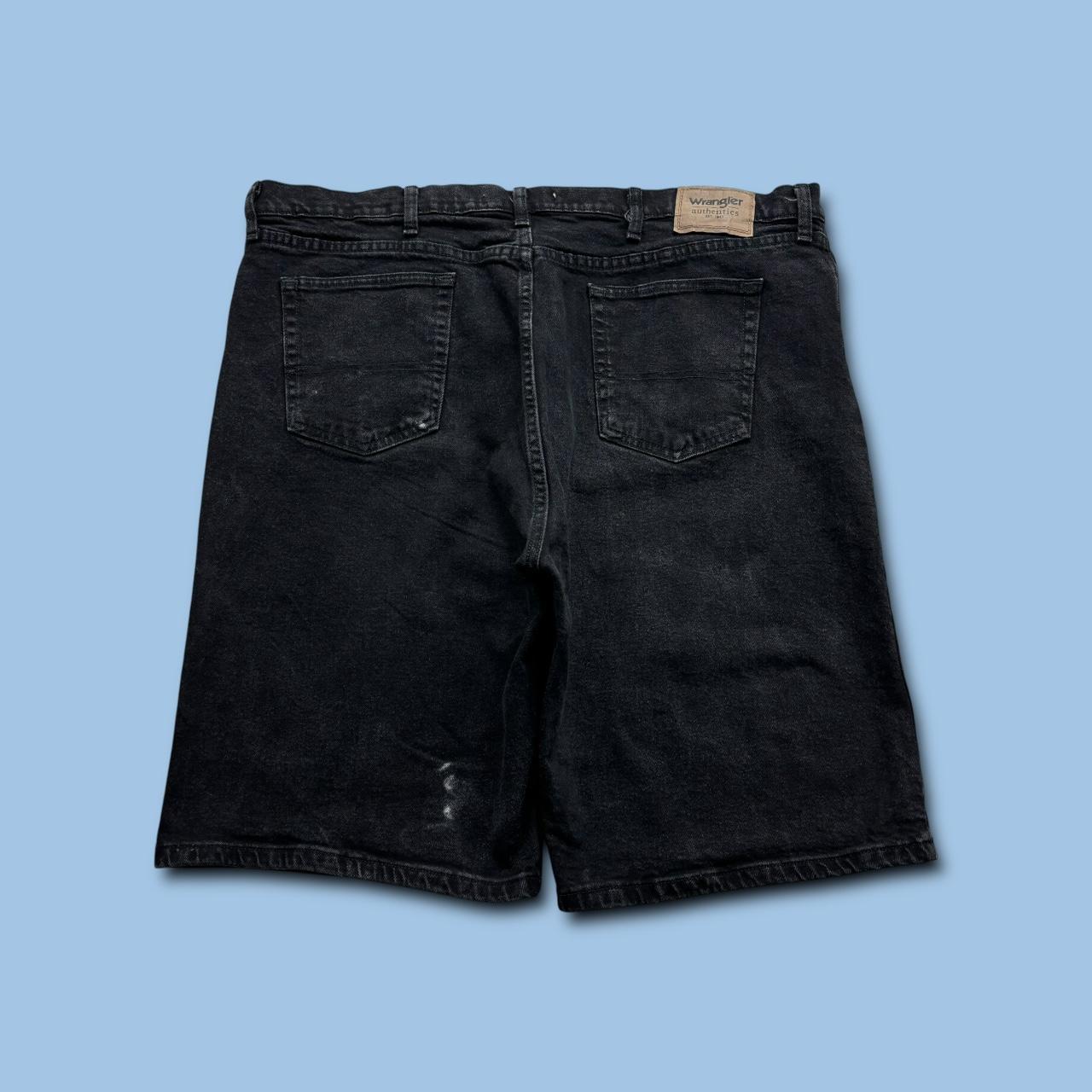 VINTAGE 00s WRANGLER BAGGY LOOSE JORTS BLACK