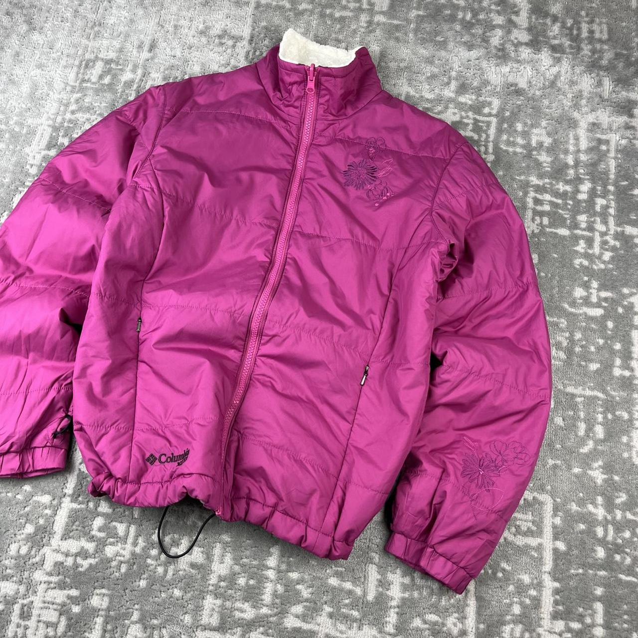 VINTAGE 00s COLUMBIA PUFFER JACKET PINK