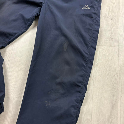VINTAGE Y2K KAPPA BAGGY TRACKSUIT BOTTOMS NAVY