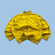 VINTAGE Y2K UMBRO LIGHTWEIGHT TRACK JACKET YELLOW