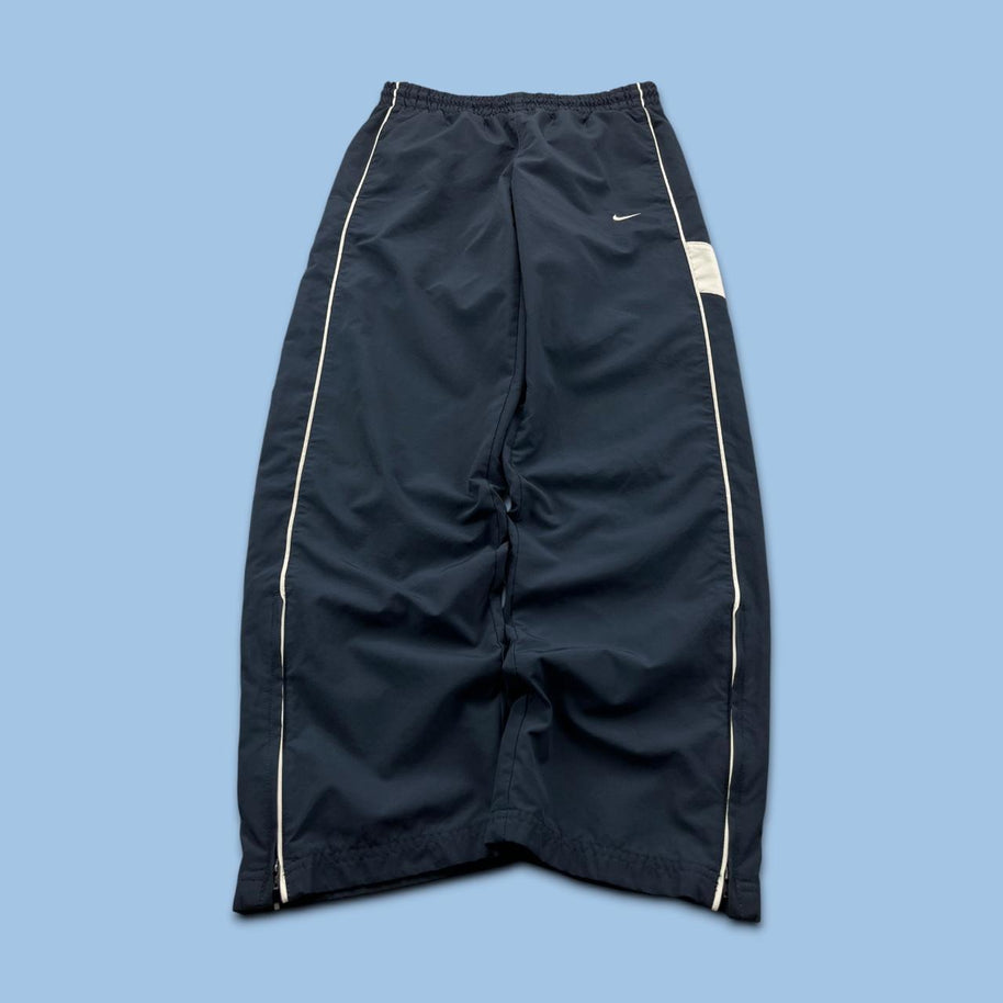 VINTAGE Y2K NIKE BAGGY TRACKSUIT BOTTOMS NAVY