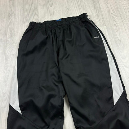 VINTAGE Y2K REEBOK BAGGY TRACKSUIT BOTTOMS BLACK
