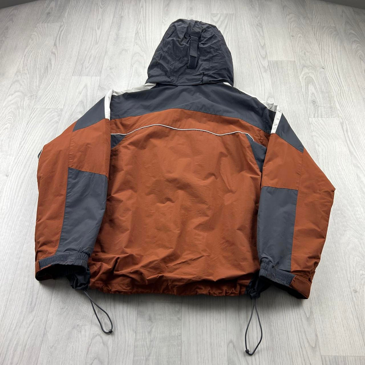 VINTAGE Y2K COLUMBIA TECHNICAL UTILITY JACKET ORANGE / GREY