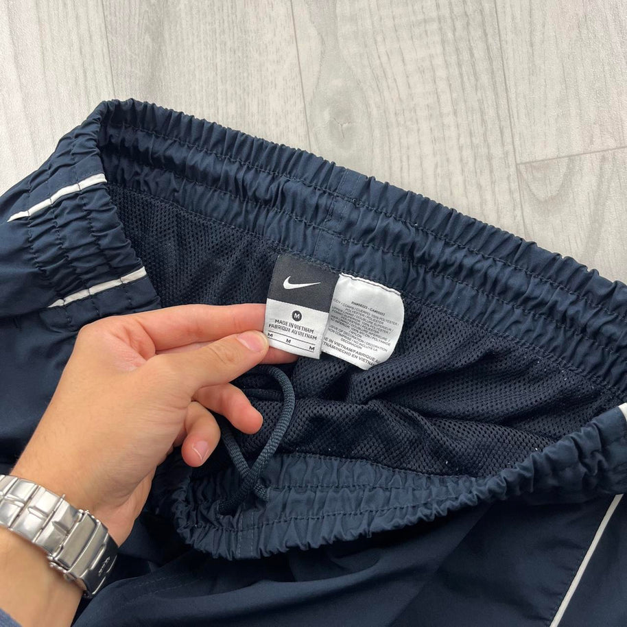 VINTAGE Y2K NIKE BAGGY TRACKSUIT BOTTOMS NAVY