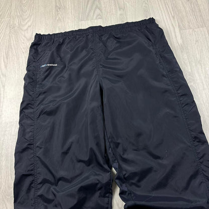 VINTAGE Y2K REEBOK BAGGY TRACKSUIT BOTTOMS NAVY