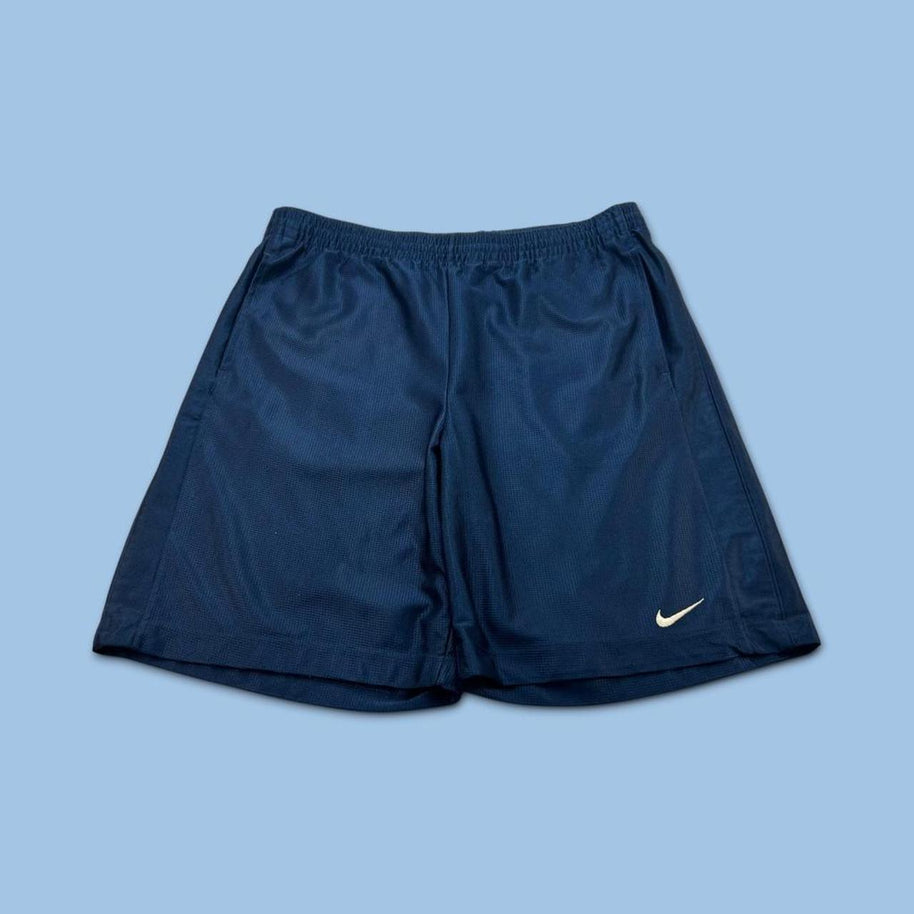 VINTAGE Y2K NIKE BAGGY BASKETBALL SPORT SHORTS NAVY
