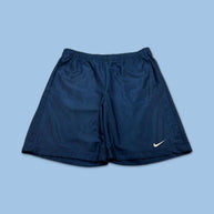 VINTAGE Y2K NIKE BAGGY BASKETBALL SPORT SHORTS NAVY