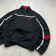 VINTAGE Y2K PUMA TRACK JACKET BLACK