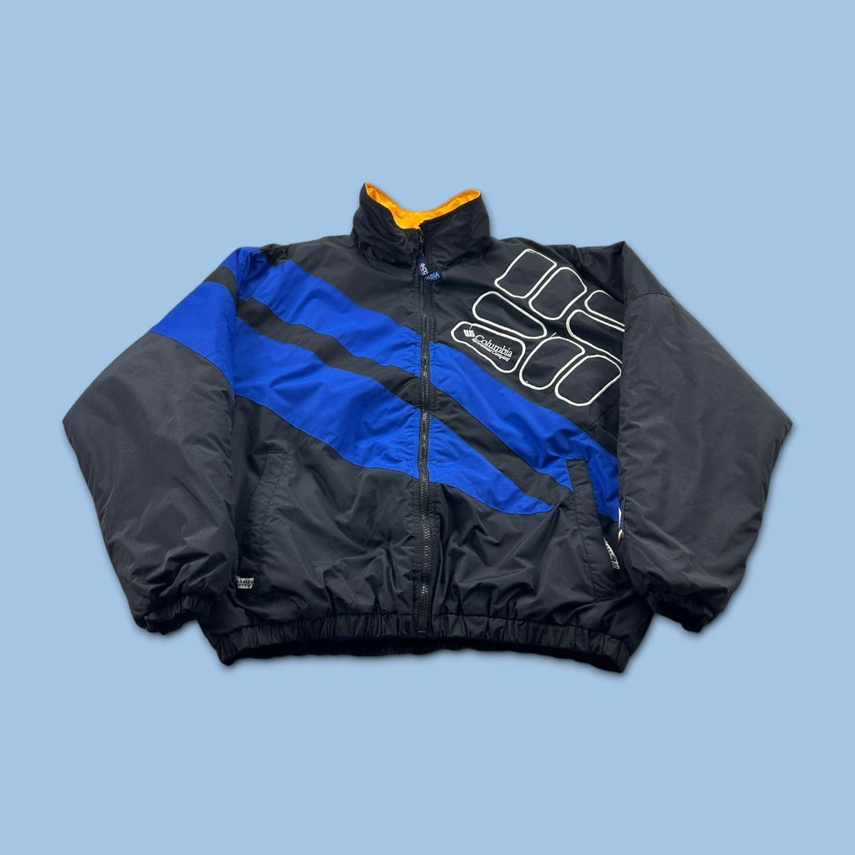 VINTAGE Y2K COLUMBIA PADDED UTILITY PUFFER JACKET BLACK