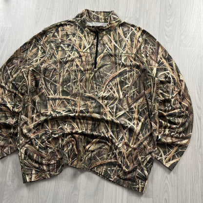 VINTAGE REALTREE QUARTER ZIP SWEATSHIRT CAMO
