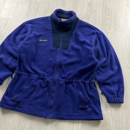 VINTAGE Y2K COLUMBIA ZIP UP TECHNICAL SKI FLEECE PURPLE