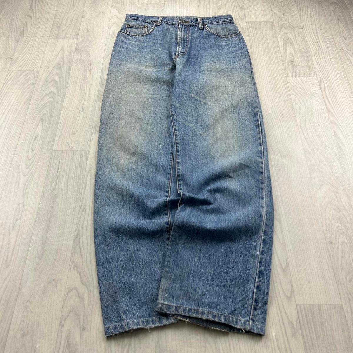 VINTAGE 90s EDWIN BAGGY JEANS BLUE