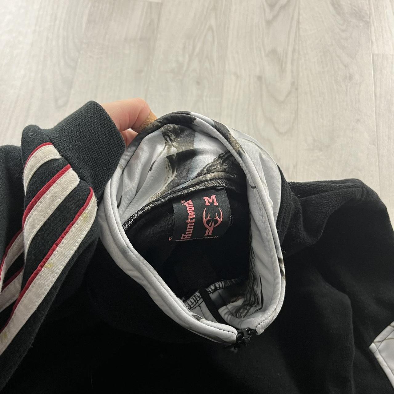 VINTAGE REALTREE QUARTER ZIP FLEECE CAMO BLACK