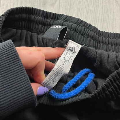 VINTAGE Y2K ADIDAS BAGGY TRACKSUIT BOTTOMS BLACK