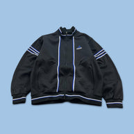 VINTAGE 90s ADIDAS BOMBER TRACK JACKET BLACK