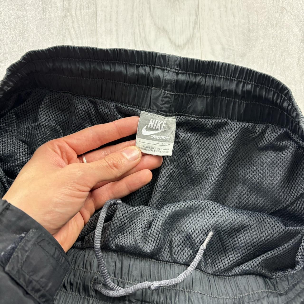 VINTAGE Y2K NIKE BAGGY TRACKSUIT BOTTOMS CHARCOAL GREY