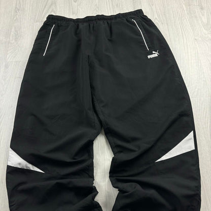 VINTAGE Y2K PUMA BAGGY TRACKSUIT BOTTOMS BLACK