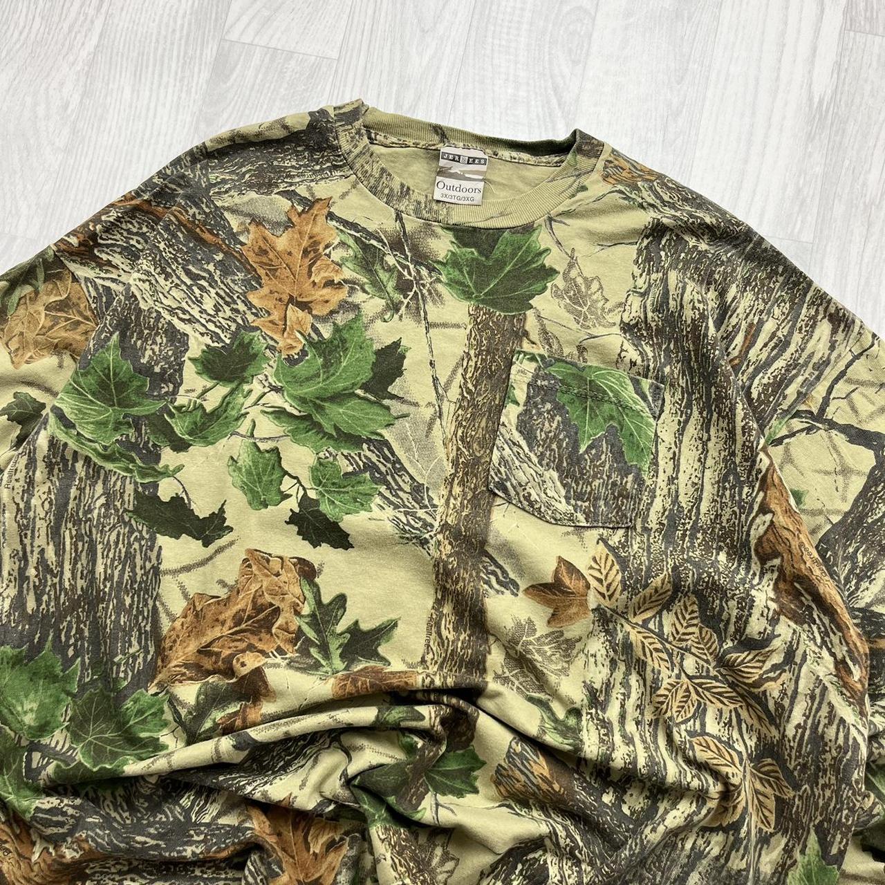 VINTAGE Y2K REALTREE JERZEES LONG SLEEVE T SHIRT CAMO
