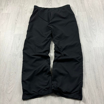 VINTAGE Y2K NIKE LOW RISE BAGGY TRACKSUIT BOTTOMS BLACK