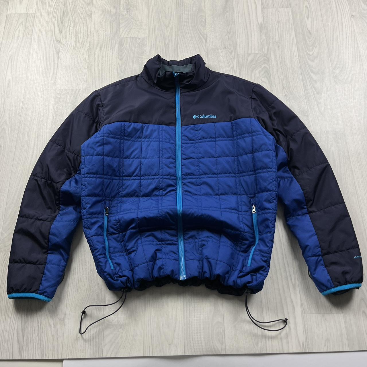 VINTAGE 00s COLUMBIA PUFFER TECHNICAL JACKET BLUE