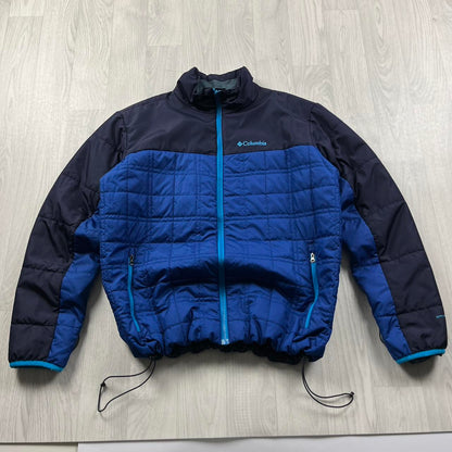 VINTAGE 00s COLUMBIA PUFFER TECHNICAL JACKET BLUE