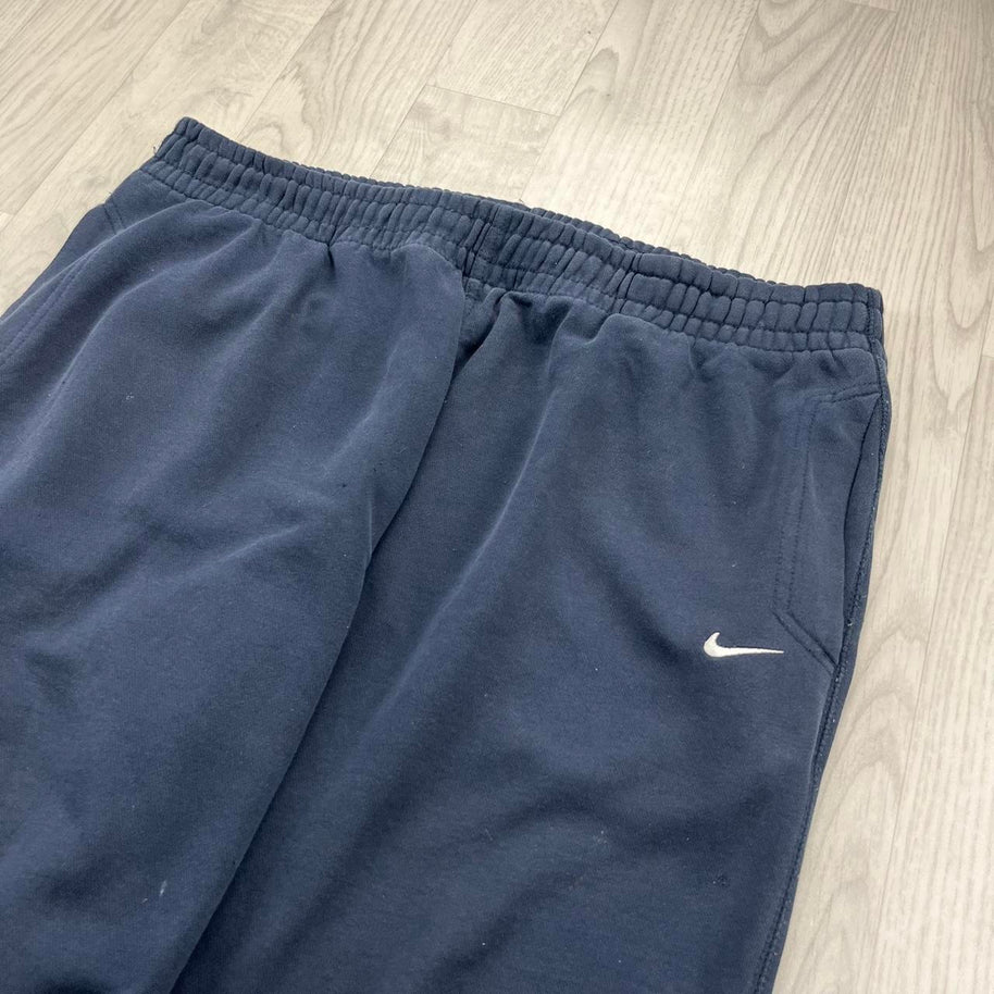 VINTAGE Y2K NIKE BAGGY COTTON SWEATPANTS NAVY