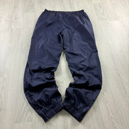 VINTAGE 90s NIKE STRAIGHT LEG BAGGY TRACKSUIT BOTTOMS NAVY