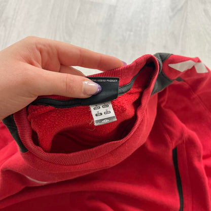 VINTAGE Y2K UMBRO SWEATSHIRT RED BLACK