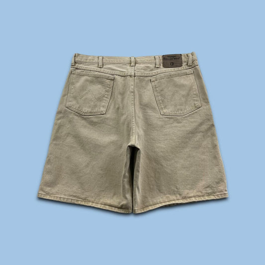 VINTAGE WRANGLER BAGGY LOOSE SKATER JORTS BEIGE (38w)